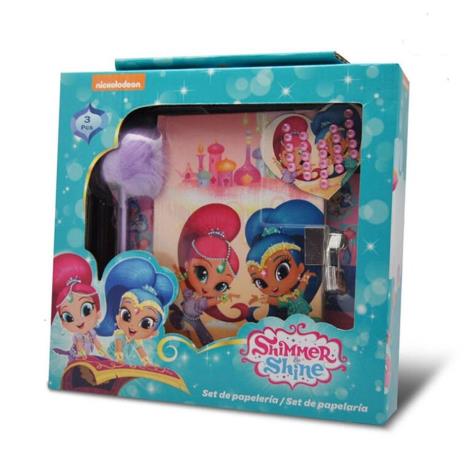 Shimmer & Shine 5 Piece Lockable Diary Stationery Set Extra Image 1